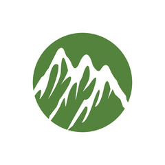 Mountain logo vector template symbol design