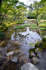 無鄰菴　庭園の池　京都市左京区南禅寺草川町