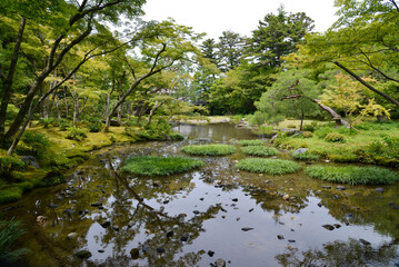 無鄰菴　庭園の池　京都市左京区南禅寺草川町