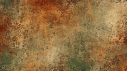 A wallpaper with abstract grunge textures and distressed effects in earthy tones like rust red, olive green, and sandy beige, adding depth and character to the design ULTRA HD 8K