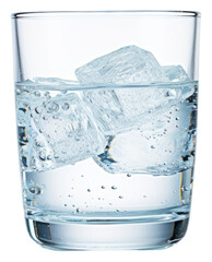 PNG Glass ice refreshment transparent