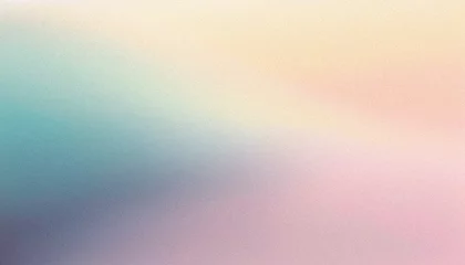 Fotobehang Soft pastel gradient background with grainy texture © Євдокія Мальшакова