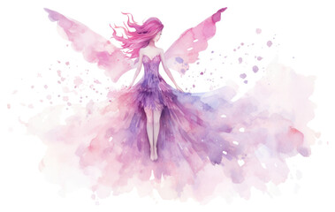 PNG Fashion purple fairy angel