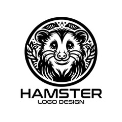 Hamster Vector Logo Design