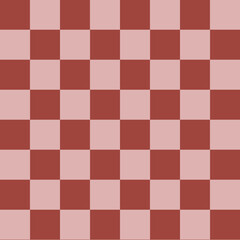 popular checker brown chess square abstract background. Chessboard seamless pattern