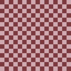 popular checker brown chess square abstract background. Chessboard seamless pattern