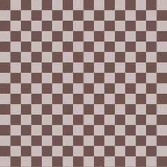 popular checker brown chess square abstract background. Chessboard seamless pattern