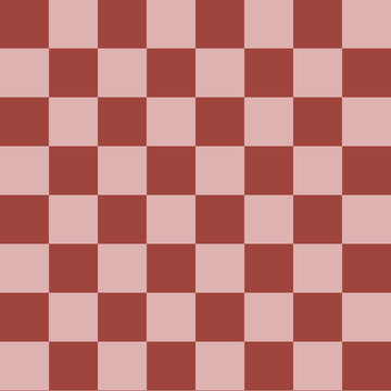 popular checker brown chess square abstract background. Chessboard seamless pattern