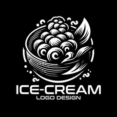 Ice Cream Vector Logo Design