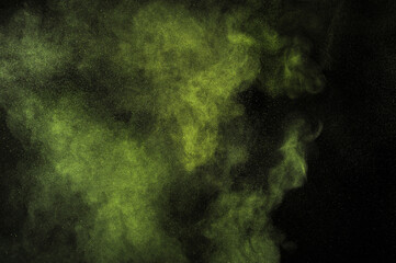 Green color texture. Smoke grunge backdrop. Light sky cloud.
- 786589177