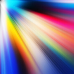 Colorful shine motion effect. Abstract glowing background. Color sparkle. Multi color wallpaper. Colored texture backdrop and banner.