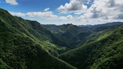 Cordillera mountains in Ifugao Philippines