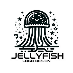 Jellyfish Vector Logo Design