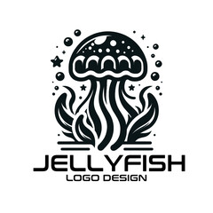Jellyfish Vector Logo Design