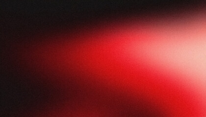 Abstract red gradient background with grainy texture