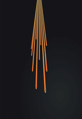 Line flow background. vector illustration