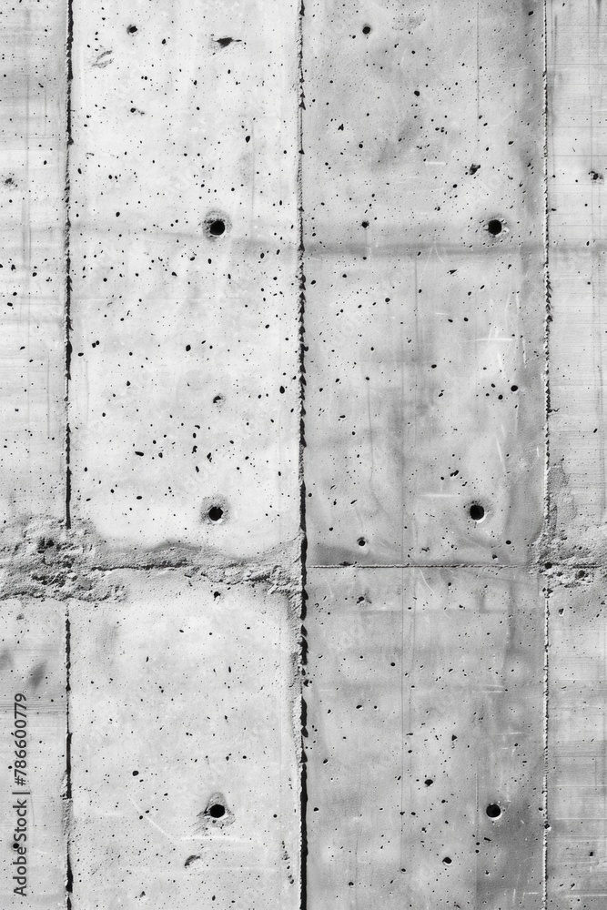 Poster close-up shot of a black and white concrete wall. suitable for architectural design projects
