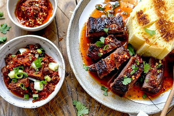 Kalbi (Galbi) Korean BBQ Short Ribs