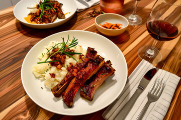 Kalbi (Galbi) Korean BBQ Short Ribs