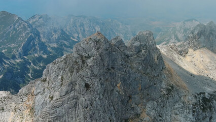 Aerial of mountains in park Durmitor, Montenegro - 786605341