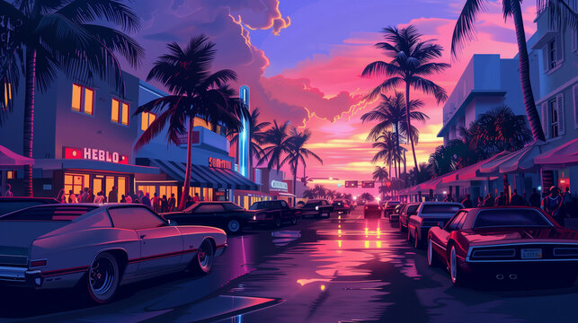 Vice city wallpaper discount