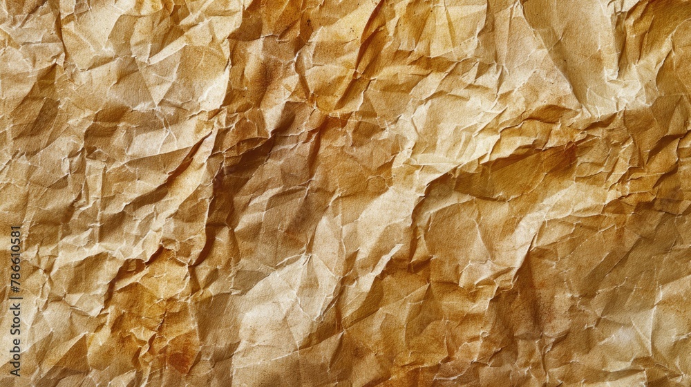 Poster detailed view of textured brown paper. suitable for backgrounds and textures