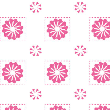 pnk floral seamless vector pattern