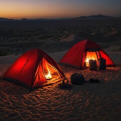 tent in the night, Desert country, red tent at night,  mahram, Iran, Iraq, Muslim 