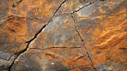 Natural color aged stone texture, rough rock background. AI generative. - 786621180