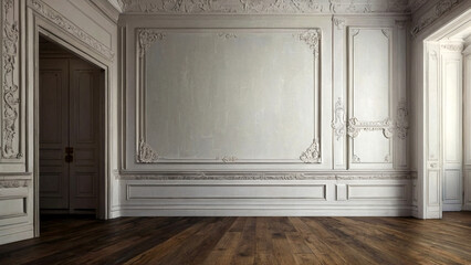 Classic aged interior room. AI generative. - 786621774