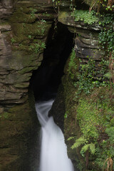 The waterfall at St Nectan's Glen Cornwall 