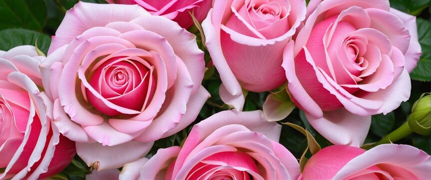 Pink roses background image 