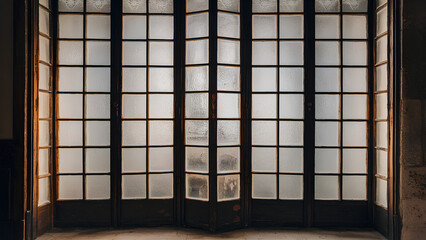 window with a lattice