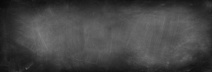 Chalk rubbed out on blackboard background - 786626331