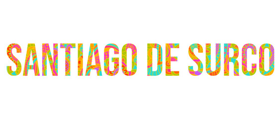 Santiago de Surco, Republic of Peru creative name design