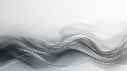 Obraz premium Abstract Waves, black and white , beautiful background