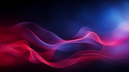 Abstract Waves, Red glow , beautiful background