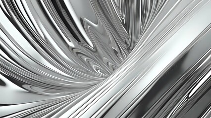 White, chrome, or aluminum shinny metallic surface background text. AI Generated