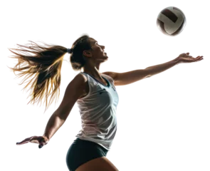 Foto op Canvas PNG Female professional volleyball player sports adult determination © Rawpixel.com