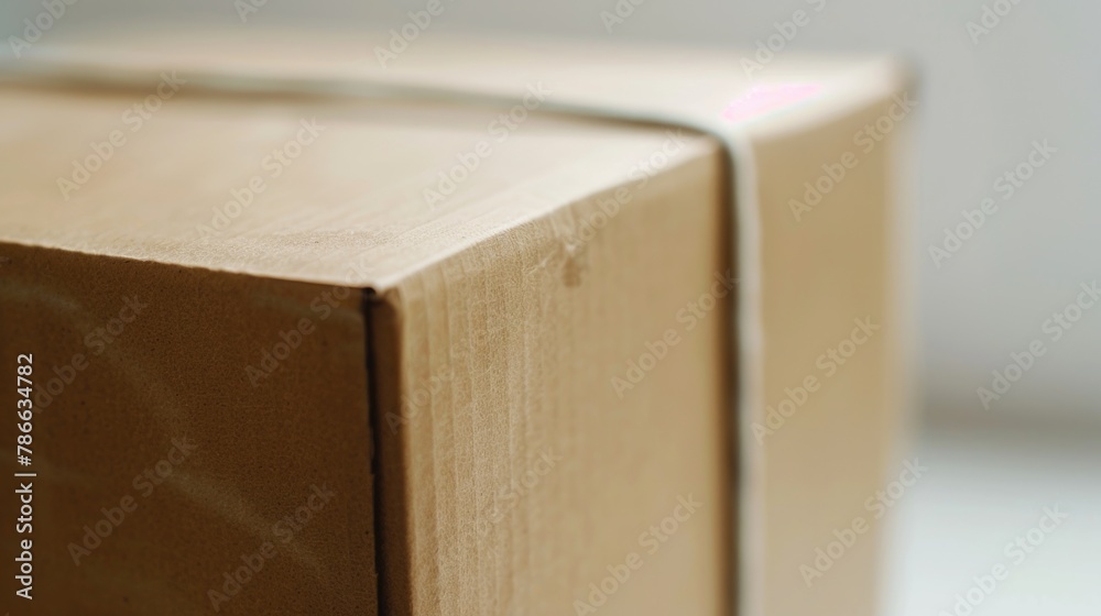 Aufkleber Close up of a box on a table, suitable for various concepts and designs