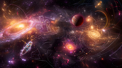 The Cosmic Conundrums: Illustrating Theories of Universe Origins