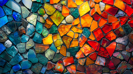 Beautiful Mosaic Designs in a Cascade of Colors