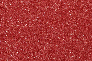 Red glitter texture background. New Year, Christmas and all celebration background concepts.	