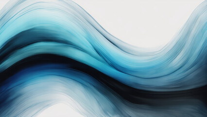 Fototapeta premium Colorful Vector Wave Design with Light Lines, Abstract Background Illustration