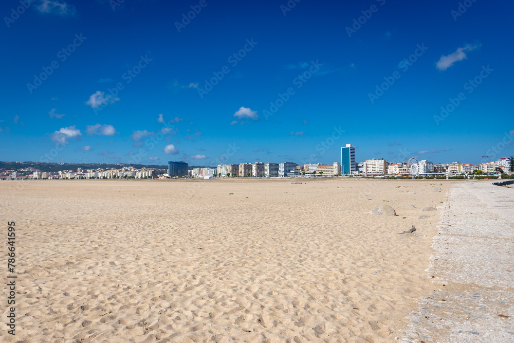 Canvas Prints Atlantic Ocean coast in Figueira da Foz city, Coimbra District of Portugal