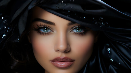 A Radiant Portrait of a Glamorous Woman