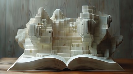 From Volume to Habitable Space: A Pop-Up Architectural of Literary Creativity