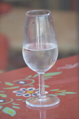 A glass of sherry in the world famous April fair