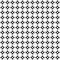 Crosses seamless ornament. Checks pattern. Squares illustration. Tiles wallpaper. Ethnic motif. Shapes backdrop. Forms background. Digital paper, textile print, web design, abstract image. Vector art - 786647913