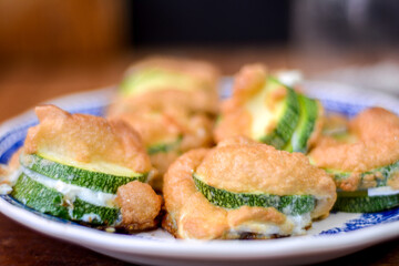 calabazas rellenas de queso